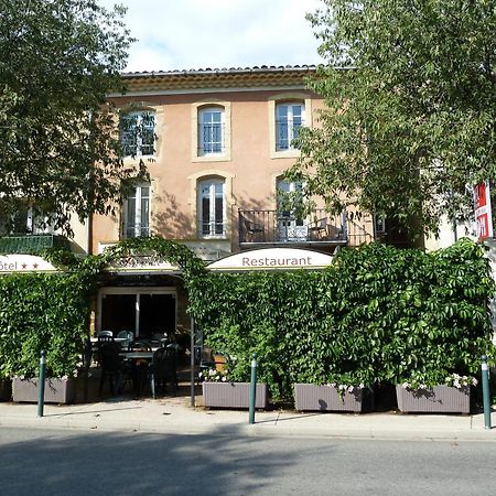 Logis Hotel Restaurant La Farigoule Sainte-Cécile-les-Vignes Eksteriør bilde