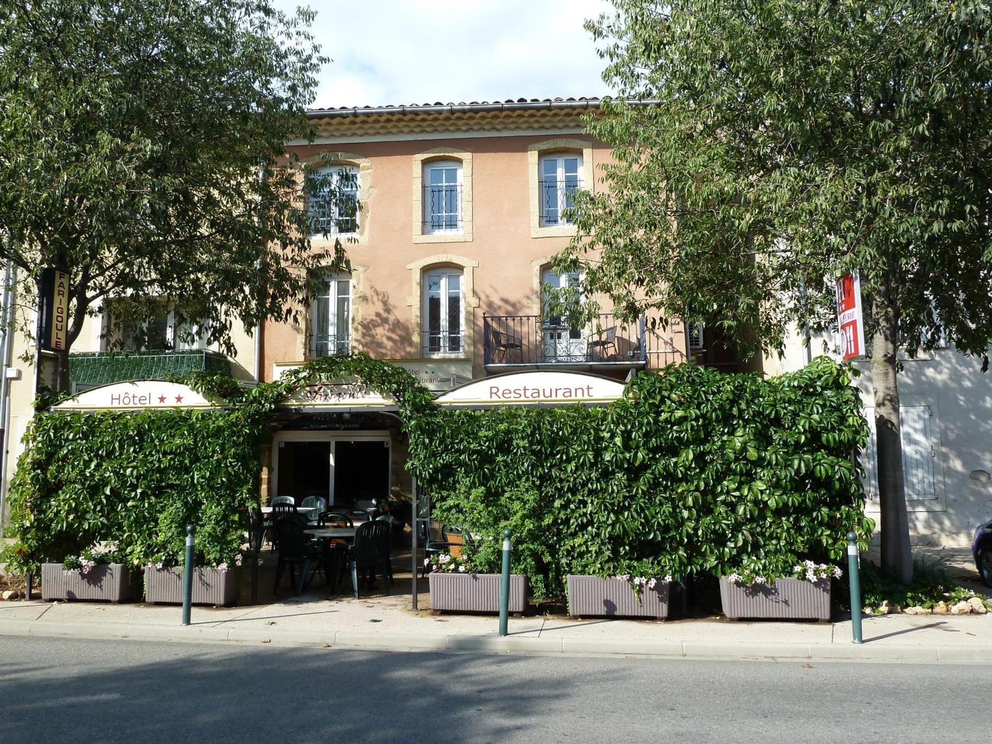 Logis Hotel Restaurant La Farigoule Sainte-Cécile-les-Vignes Eksteriør bilde